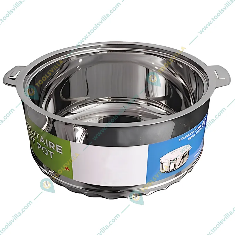 Premium Quality Stainless Steel Casserole/ Hotpot, 20 Lts Capacity